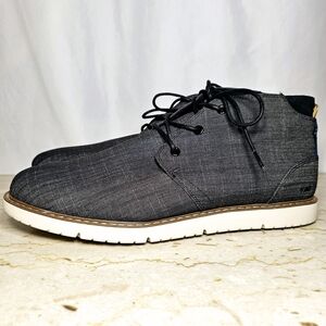 NWOT Toms Mens Chukka-style Gray High-top Lace-up Shoes Boots Size 13